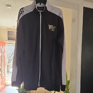 Wake Forest University Black and White Men's Lightweight Jacket Large